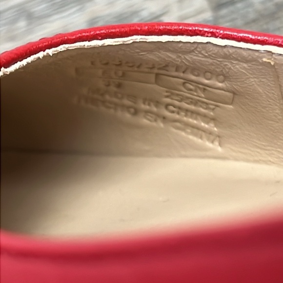 NEW Massimo Dutti Red Leather Pointed Toe Kitten Heel Pumps Size EU 39 US 8-8.5 - Picture 6 of 13